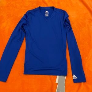 Adidas core performance long sleeve blue